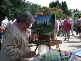 fête des lavoirs à Longué en juillet